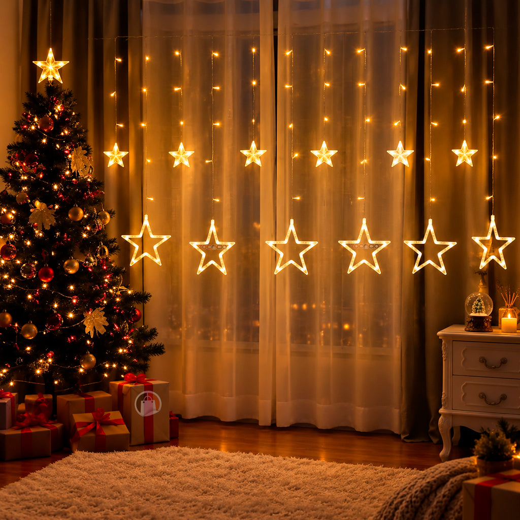 Cortina Punta Estrella Led 3 Y 6 M