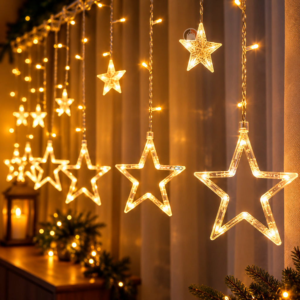 Cortina Punta Estrella Led 3 Y 6 M